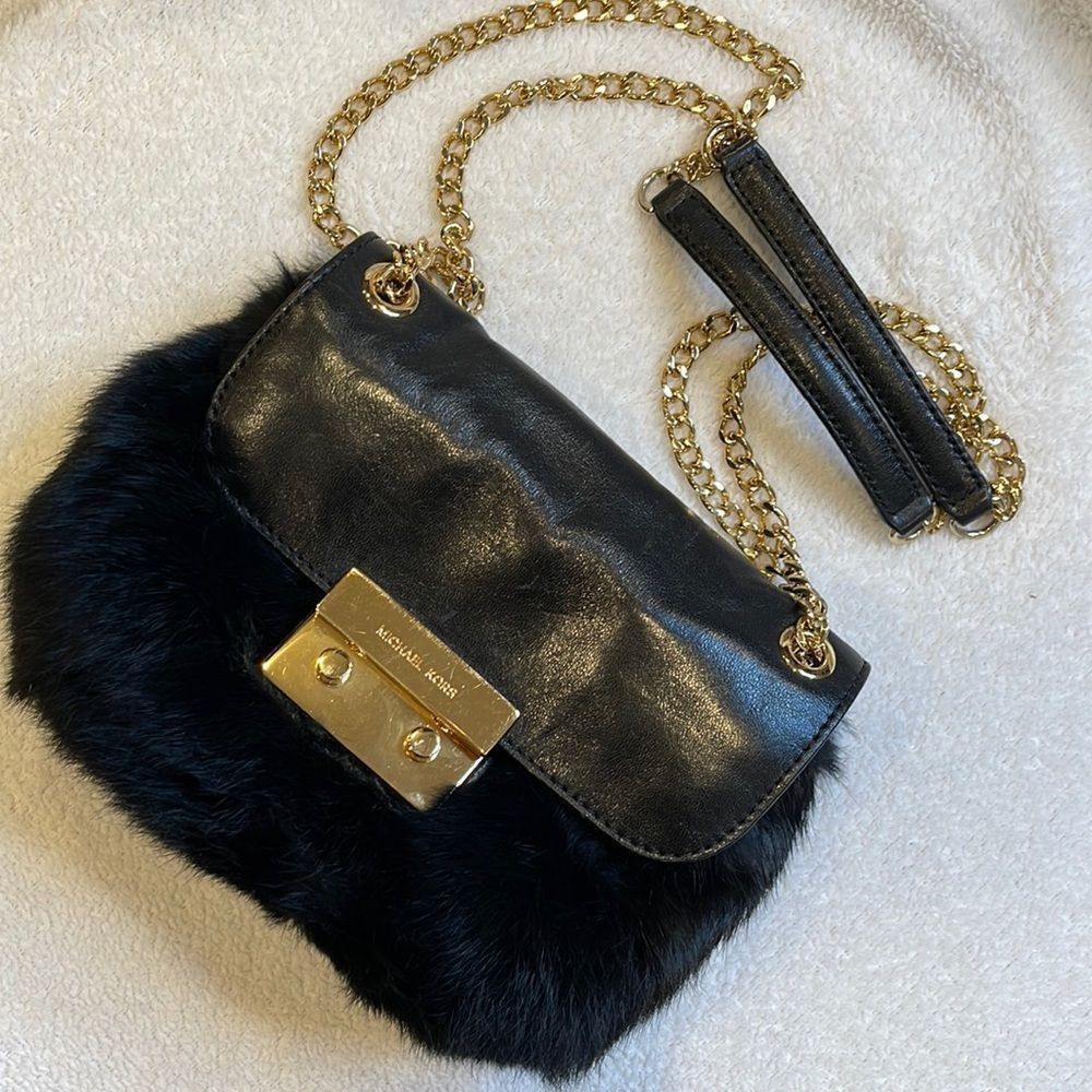 Michael Kors fur bag